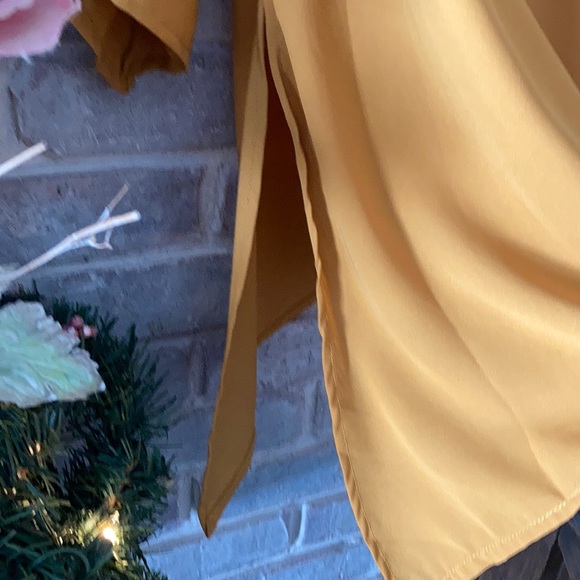 mustard color kimono - Picture 3 of 4